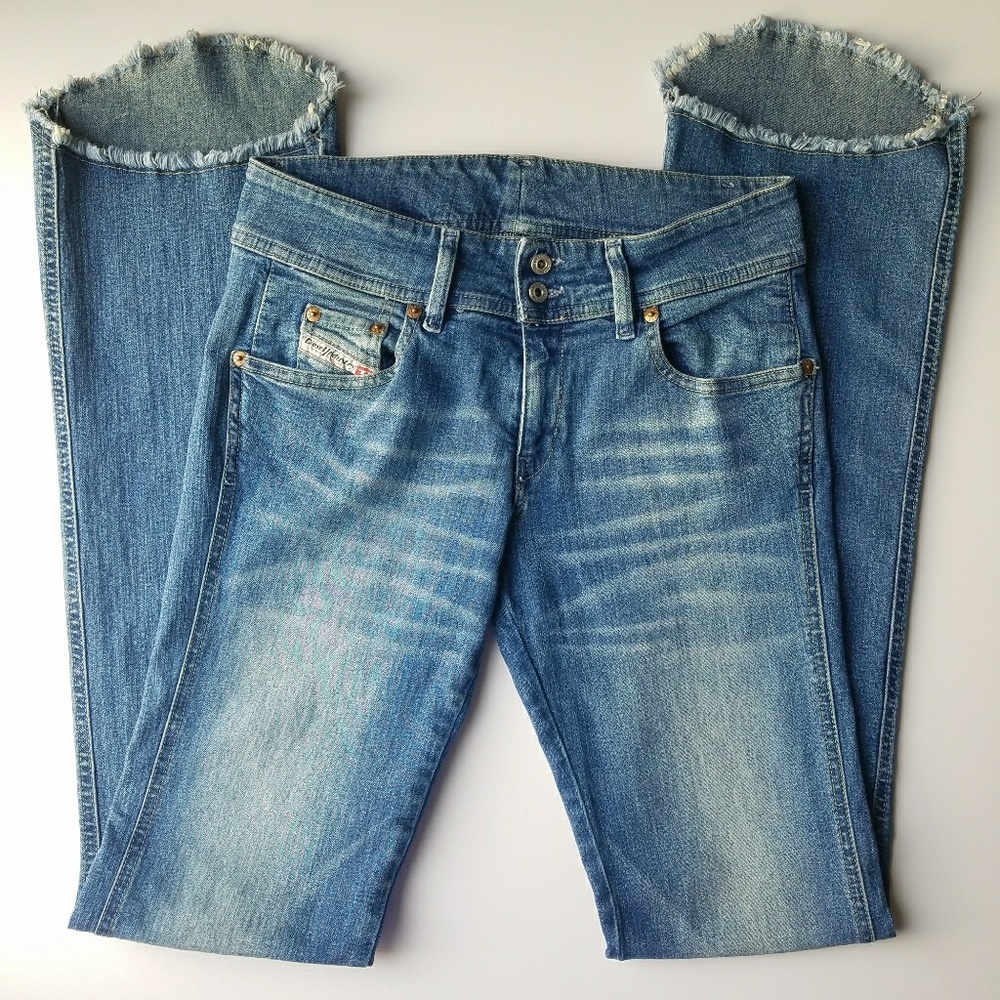 Diesel Round Hem Designer Jeans